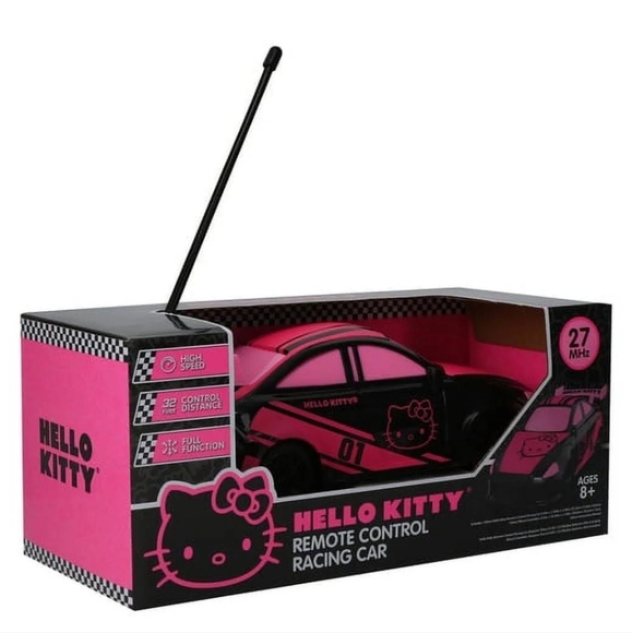 🙍🏼‍♂️⬇️Hello Kitty Remote Control Racing Car With Wheel Controller - Picture 3 of 11